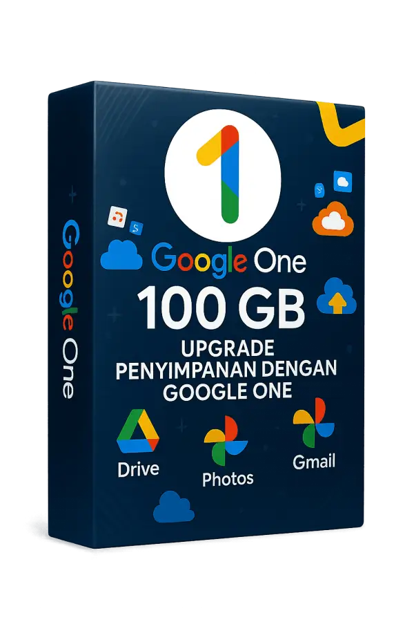 Google One 100GB – 6 Bulan Resmi