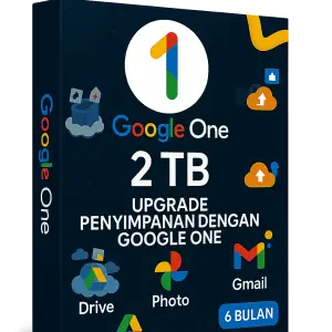 Google One Penyimpanan Cloud 2TB – 6 Bulan